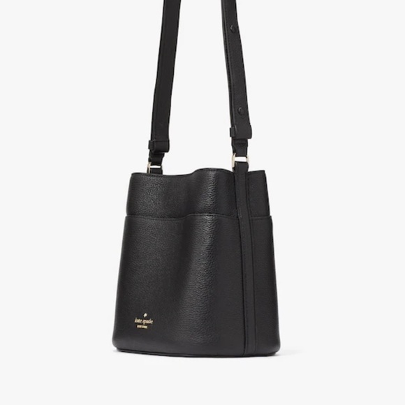Kate Spade Leila Small Bucket Bag
COLOR:
Black 
NWT - Picture 3 of 16